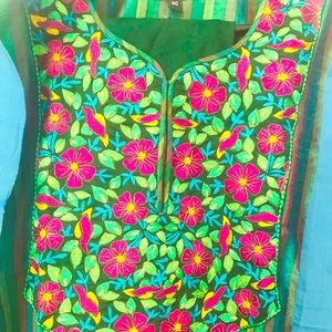 #25 Cotton Embroidery Anarkali Salwar Kameez 🔥